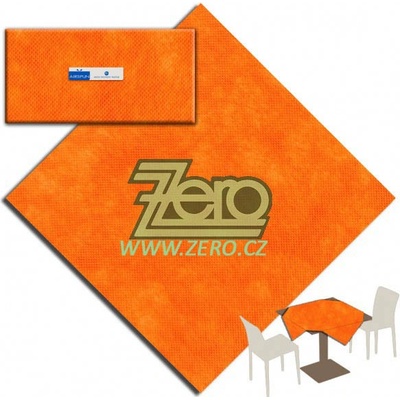 AIRLAID Ubrus 100x100cm 5 ks=0,20 bal. oranžová