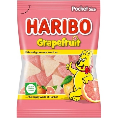 Haribo Grapefruitové želé s ovocnou príchuťou 80 g