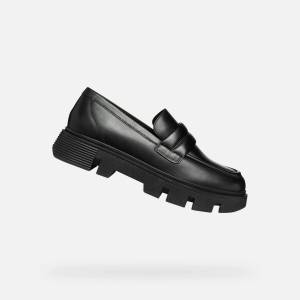 Geox Черни дамски мокасини Geox Vilde Geox | Cheren | ЖЕНИ | 37