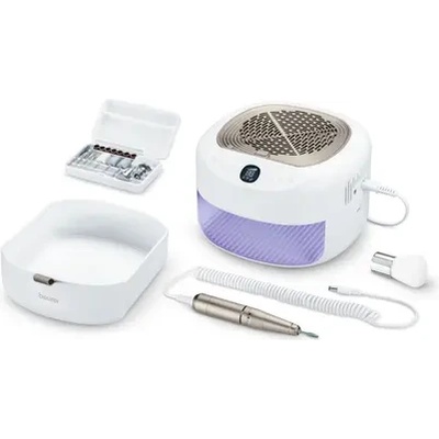 Beurer Комплект за маникюр/педикюр, Beurer MP 200 Manicure/pedicure station - 3 functions in one device: Nail cutter, UV/LED lamp and nail dust extracto (10430_BEU)