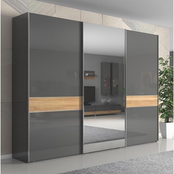 Гардероб с плъзгащи врати Onyx PK281 OG ON