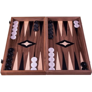 Manopoulos Комплект шах и табла Manopoulos - Орех, 48 x 25 cm (TS1K)