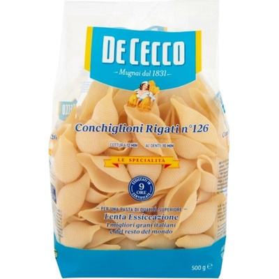 De Cecco Conchiglioni Rigati 0,5 kg
