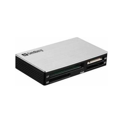 Sandberg USB 3.0 Multi Card Reader USB 3.0 Multi Card Reader, CF, CF Type II, CF+, DV RS-MMC, HC MMC+, MMC, MMC Mobile, MMC+, MS Duo, MS