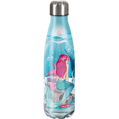 Step By Step Izolovaná láhev na pití z nerezové oceli 500 ml Mermaid Bella
