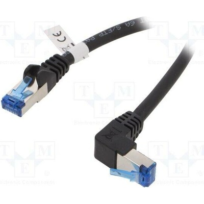 Goobay 51559 Patch S/FTP Cat 6a lanko Cu 3m černý