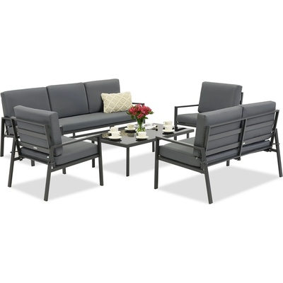 Garden Point Vigo Coffee 7 антрацит Комплект градински мебели Garden Point (GAP1082-COF7)