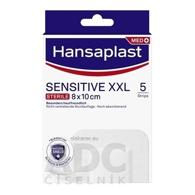 BEIERSDORF AG Hansaplast MED SENSITIVE XXL 5 ks