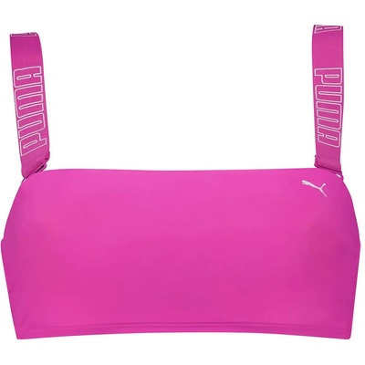 PUMA Bandeau bikini top - Pink (Electric Orchid)