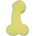 Гъба за баня с пенис форма, закачлив ефект - Penis Sponge Yellow (D-244790)