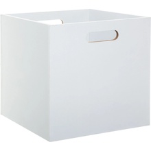 5five Simply Smart Úložný box Wood 31 x 31 x 31 cm biela