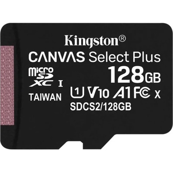 Kingston microSDXC Canvas Select Plus 128GB C10 SDCS2/128GBSP/MKMS128GCPS