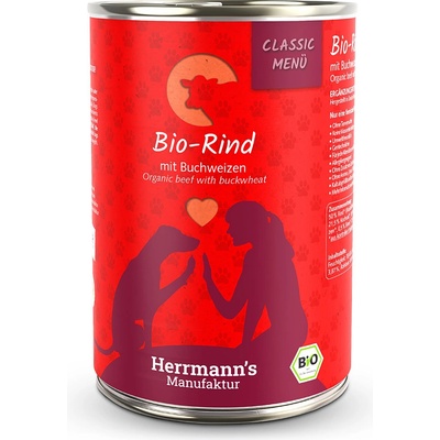 Herrmann's Bio Hovězí s pohankou 400 g