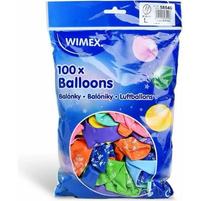 Wimex Nafukovací balónek HAPPY BIRTHDAY 30 cm, barevný mix