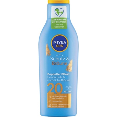NIVEA SUN MLIEKO PODPORUJÚCE ZHNEDNUTIE OF20 200ML