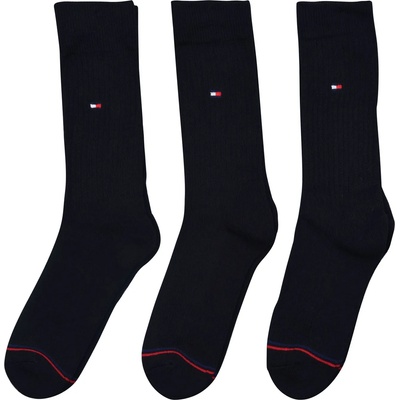 Tommy Hilfiger Мъжки чорапи Tommy Hilfiger Bodywear Sports 3 Pack Mens Crew Socks - Black