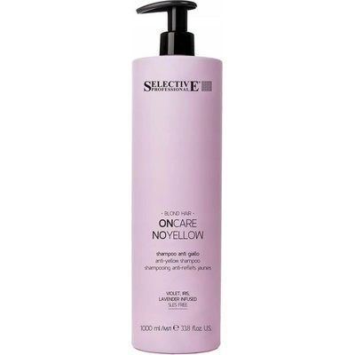 Selective OnCare NoYellow šampon ochlazuje barvu vlasů blond 1000 ml