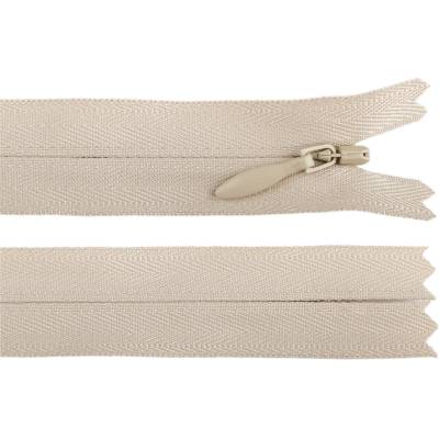 Prima-obchod Spirálový zip skrytý YKK No 4 délka 60 cm, barva 572 béžová nejsv.
