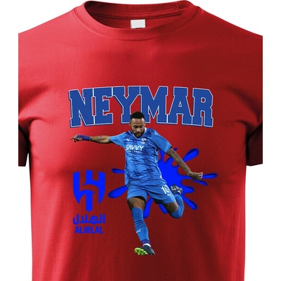 Dětské tričko Neymar Barva Červená Canvas Bezvatriko.cz 2035