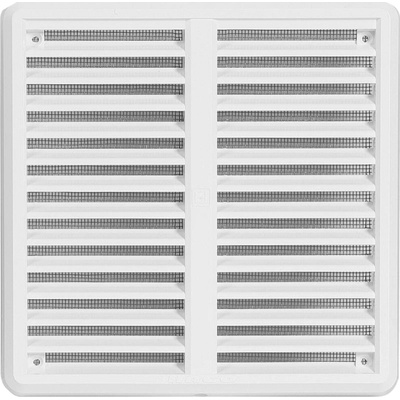 Haco krytka stavitelná se síťovinou 175 x 175 mm bílá