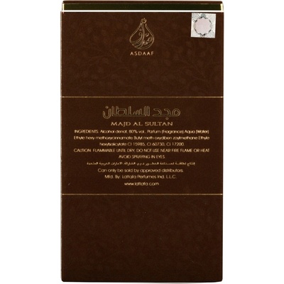 Asdaaf Majd Al Sultan Brown parfémovaná voda pánská 100 ml