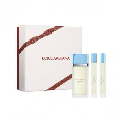 Dolce&Gabbana Комплект за жени Dolce & Gabbana Light Blue 2025 - Тоалетна вода 50 мл + Мини Тоалетна вода 10 мл + Мини Тоалетна вода 10 мл