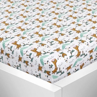 Bellatex Prostěradlo jersey s elastanem žirafy 70x140
