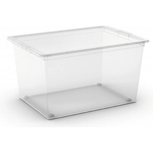 KIS C Box XL - transparent 50l s kolečky