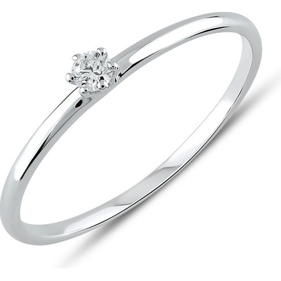 Lillian Vassago zásnubní prsten s diamantem bílé zlato LLV59 DR030W