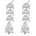 Silenti Jewelry Сребърни обеци "Усилие