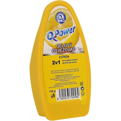 Q Power gelový osvěžovač vzduchu citron 150 g