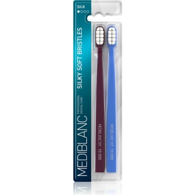 Mediblanc Toothbrush Silk zubná kefka s jemnými štetinami 2 ks