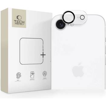 Tech-Protect Стъклен протектор за камера на iPhone 16e от Tech Protect Cam Fit+ - Прозрачен (5906302360161)