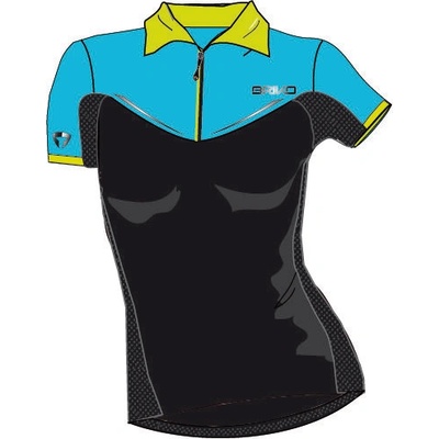 Briko POLO MTB ROCCIOSA 2016 N069 black-light blue-green dámský