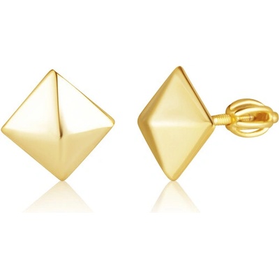 JVD Pozlátené strieborné náušnice SVLE3463XH2GOSR