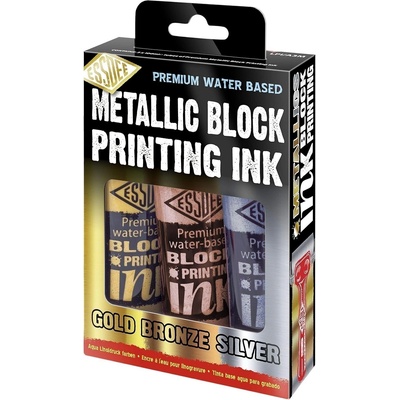 Block Printing Ink Боя за линогравюра Metallic 3 x 100 ml (LPI/A3M)