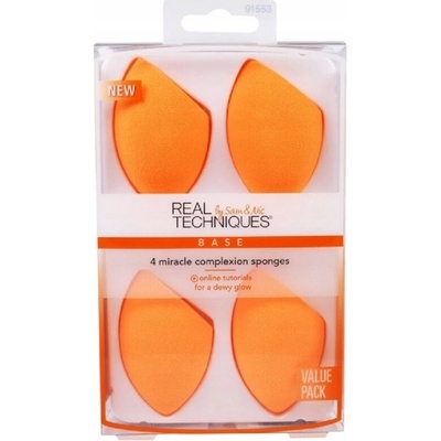 Real Techniques Miracle Complexion Sponge set 4 houbiček na make-up 4 ks