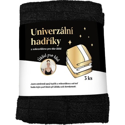 Uklid pro klid Univerzální hadřík z mikrovlákna 36 × 36 cm růžový 3 ks – Zboží Mobilmania