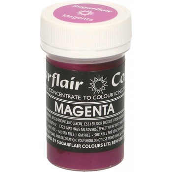 Sugarflair Pastelová gélová farba Magenta 25 g