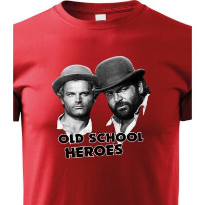 Dětské tričko Bud Spencer a Terence Hill ČervenáCanvas Dětské tričko Bezvatriko.cz 0818