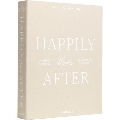 Printworks Фотоалбум Printworks Happily Ever After голям бежов (PW00727)