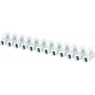 HEAVY POWER Svorkovnice lámací PA4U, 12x2,5÷10mm², T85, PP, přístrojová, bílá 1100105