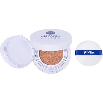 Nivea Hyaluron Cellular Filler Pečující make-up v houbičce 02 střední 15 g