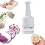 Hand Pull Food Chopper Ръчен чопър за зеленчуци, многофункционална резачка за лук, чесън и зеленчуци - Hand Pull Food Chopper