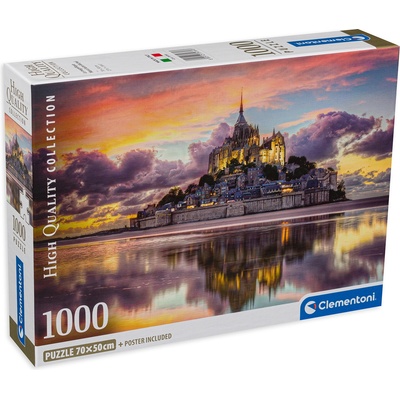 Clementoni Пъзел Clementoni от 1000 части - Замъкът Мон Сен Мишел (39769)