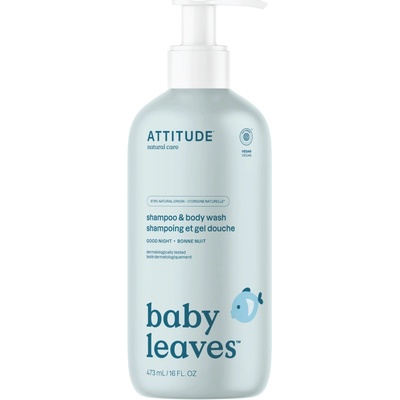 Attitude Šampón a telové mydlo 2v1 Good Night Shampoo & Body Wash 473 ml