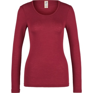 Engel Дамско копринено термобельо Engel Women's Undershirt L/S Merino base layer - Mallow - размер 46/48 (EU) (114-0634-0914)