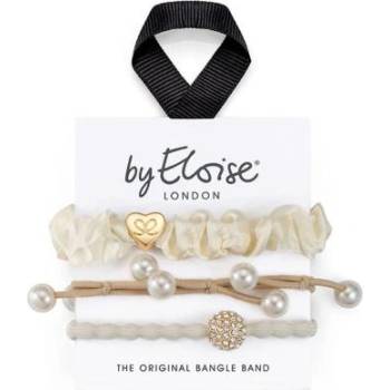 By Eloise London Set White Party комплект ластици за коса