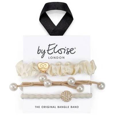 By Eloise London Set White Party комплект ластици за коса