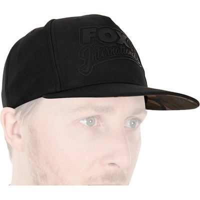 Fox Kšiltovka Black/Camo Flat Peak Snapback Hat